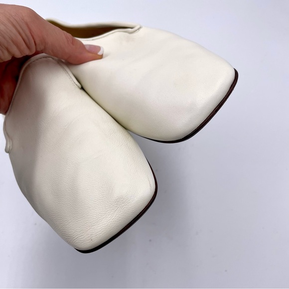 Everlane Bone Ivory Leather Day Loafer in Size 7.5 - Picture 2 of 12